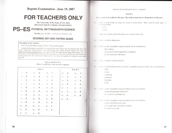 Upco earth science answer key