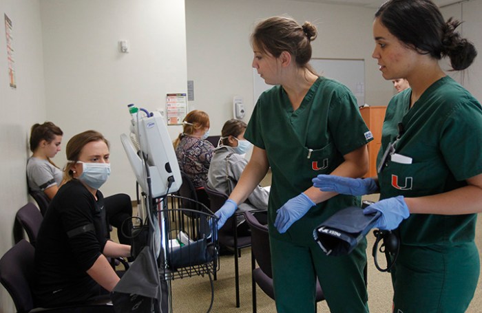 A nurse is initiating a protective environment